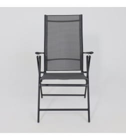Кресло садовое CATANIA, серый/черный