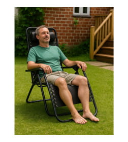 Кресло садовое SARDINIA, черный