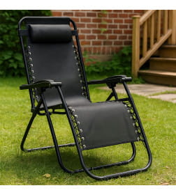 Кресло садовое SARDINIA, черный