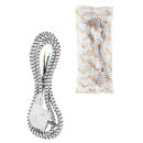 Шнур с вилкой в тканевой оплетке ПВС 3х0,75 1,8м белый TDM (SQ1305-0090) 