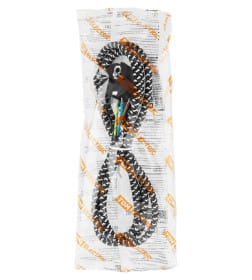 Шнур с вилкой в тканевой оплетке ПВС 3х0,75 1,8м черный TDM