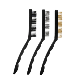 Набор щеток металлических с пластмассовой ручкой (3 шт.) Matrix 74863