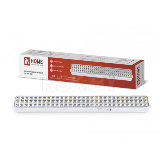 Светильник светодиодный аварийный СБА 1098-90DC 90 LED 2.2Ah lithium battery DC IN HOME 4690612029535 (4690612029535) 