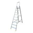 Лестница-стремянка алюминиевая 9 ступеней (усиленная, площадка сталь) Алюмет AMS7809 (АМS7809) 