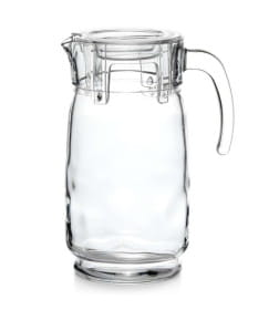 Кувшин 1650 мл c крышкой, стекло/пластик Акватик