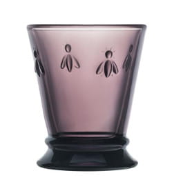 Стакан стекляный "ABEILLE AUBERGINE" 260 мл 612108