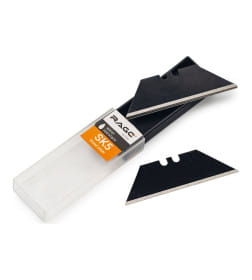 Лезвие для ножа трапециевидное воронёное (5 шт.) RAGE by VIRA 832506