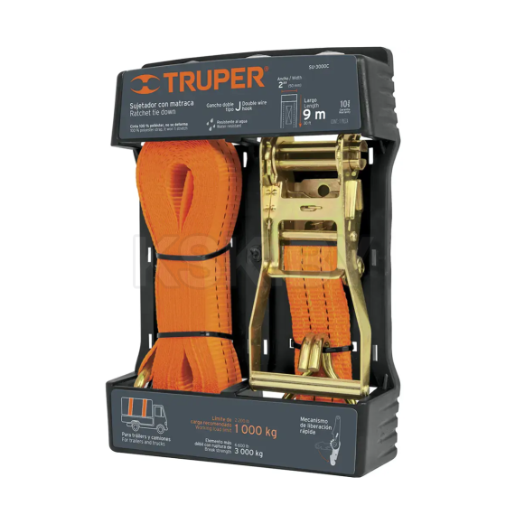 Ремень такелажный 9 м 1000 кг SU-3000C Truper 19286 (19286) 