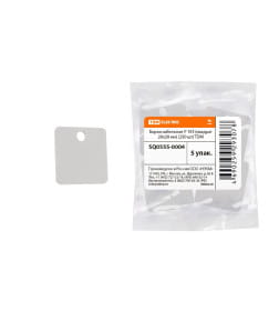 Бирка кабельная У-153 квадрат 28х28 мм (250 шт.) TDM SQ0555-0004