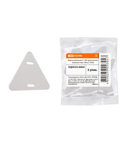 Бирка кабельная У-136 треугольник 62х62х62 мм (100 шт.) TDM SQ0555-0003