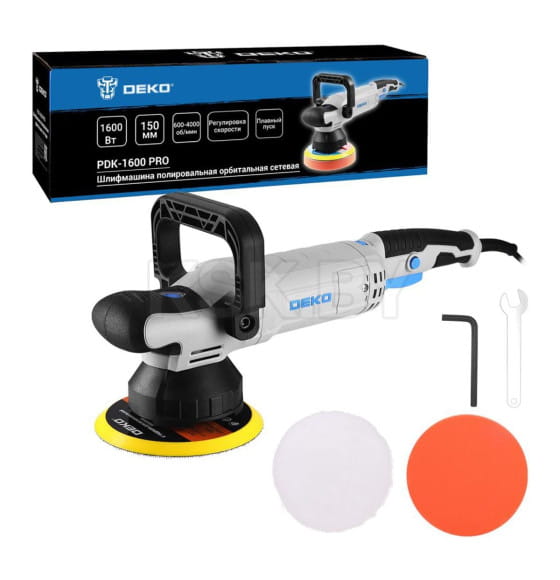 Полировальная машина DEKO PDK-1600 PRO 085-1065 (085-1065) 