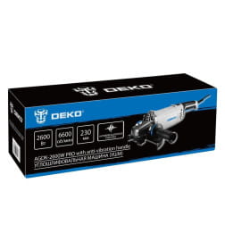 Углошлифмашина DEKO AGDK-2600W PRO 084-1083