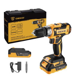 Дрель-шуруповерт аккумуляторная DEKO DKCD20-Li 085-1123