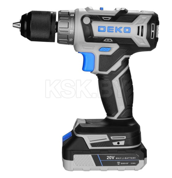 Дрель-шуруповерт аккумуляторная DEKO ZKCD20V PRO 084-1005 (084-1005) 