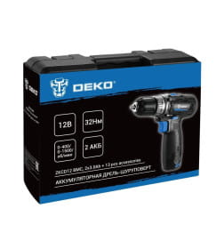 Дрель-шуруповерт аккумуляторная DEKO ZKCD12 SET6 084-1040
