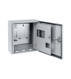 Щит учетно-распределительный ЩУ-1ф/1-1-6, 2 двери, IP66 (310х300х150 мм) TDM SQ0905-0094