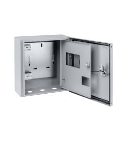 Щит учетно-распределительный ЩУ-1ф/1-1-6, 2 двери, IP66 (310х300х150 мм) TDM SQ0905-0094