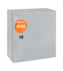 Щит учетно-распределительный ЩУ-1ф/1-1-6, 2 двери, IP66 (310х300х150 мм) TDM SQ0905-0094