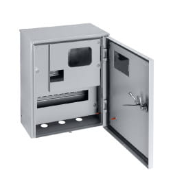 Щит учетно-распределительный ЩУ-1ф/1-0-12 IP66 с опломбировкой счётчика (395х310х165 мм) TDM SQ0905-1001