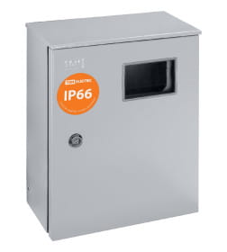 Щит учетно-распределительный ЩУ-1ф/1-0-12 IP66 с опломбировкой счётчика (395х310х165 мм) TDM SQ0905-1001