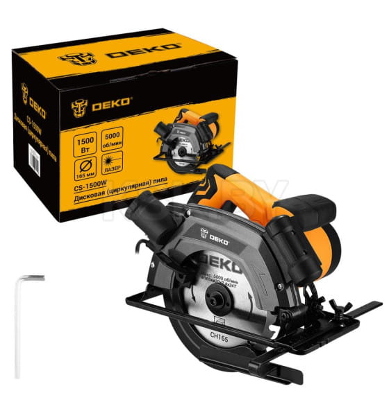 Пила циркулярная DEKO CS-1500W 084-1150 (084-1150) 