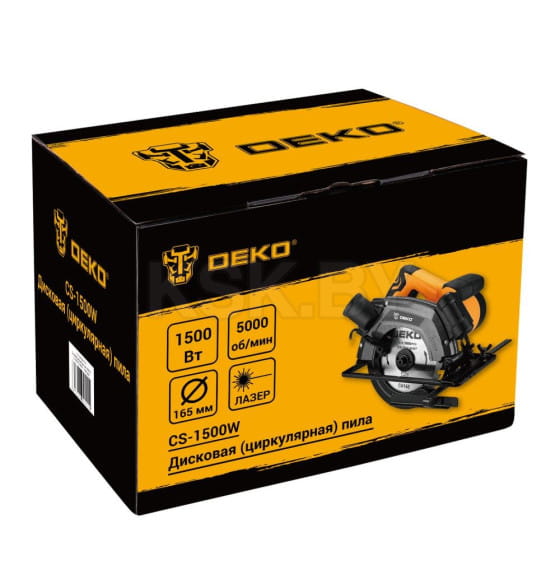 Пила циркулярная DEKO CS-1500W 084-1150 (084-1150) 