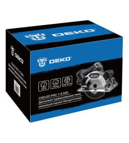 Пила циркулярная аккумуляторная DEKO CSDU20 PRO 083-1105