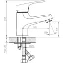 Смеситель для умывальника Voda Splash SPL26 (SPL26) 