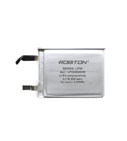Аккумулятор 3.7В 550мАч без защиты ROBITON LP503040UN БЛ15756