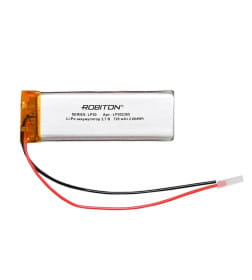 Аккумулятор 3.7В 720mAh ROBITON LP502365 БЛ14066