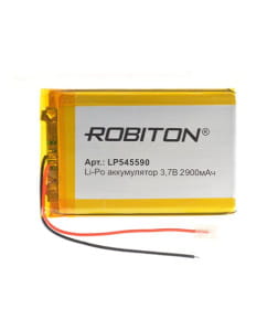 Аккумулятор 3.7В 2900мАч ROBITON LP545590 БЛ15742