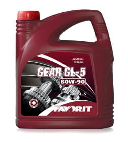 Масло трансмиссионное Favorit 80W-90 API GL-5 9 л