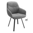 Стул ROMEO SMILE 360, b22 GREY LUX\черный (123640) 