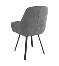 Стул ROMEO SMILE 360, b22 GREY LUX\черный