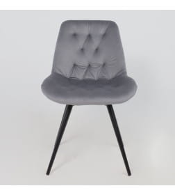 Стул AV 435, поворотный, темно-серый бархат H-15/черный