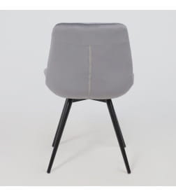 Стул AV 435, поворотный, темно-серый бархат H-15/черный