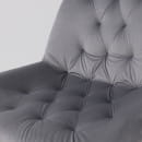 Стул AV 435, поворотный, темно-серый бархат H-15/черный (120088) 