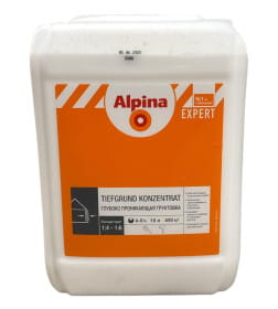 Грунт Альпина ЭКСПЕРТ Тифгрунт Концентрат,  10 л (10,2 кг)