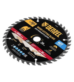 Диск пильный по дереву с гвоздями 185х40Tх20 мм Denzel 733947