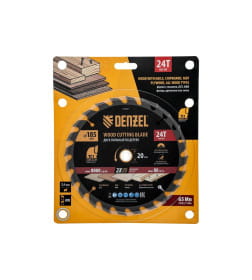 Диск пильный по дереву с гвоздями 185х24Tх20 мм Denzel 733937