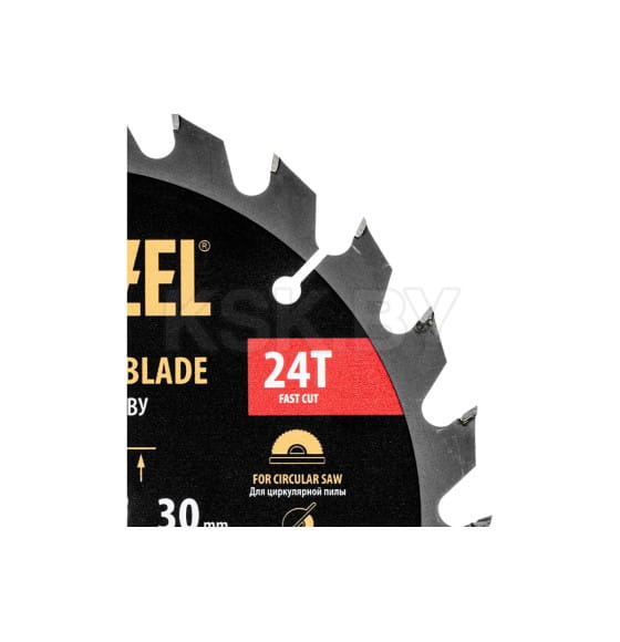 Диск пильный по дереву 190х24Tх30 мм Denzel 733397 (733397) 