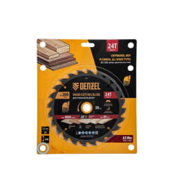 Диск пильный по дереву 200х24Tх30 мм Denzel 733447