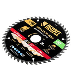 Диск пильный по дереву 190х48Tх30 мм тонкий Denzel 733437