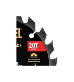 Диск пильный по дереву с гвоздями 165х20Tх20 мм Denzel 733917