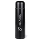 Термос 750 мл узкое горлышко (вороненая сталь) Relaxika 101