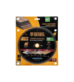 Диск пильный по ламинату 250х80Tх30 мм Denzel 733877