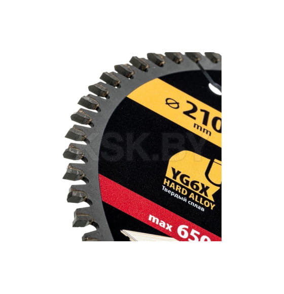 Диск пильный по ламинату 210х64Tх30 мм Denzel 733867 (733867) 