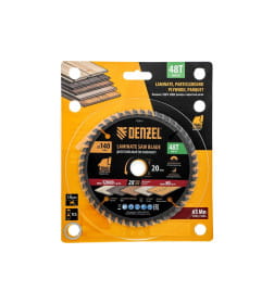 Диск пильный по ламинату 140х48Tх20 мм Denzel 733817