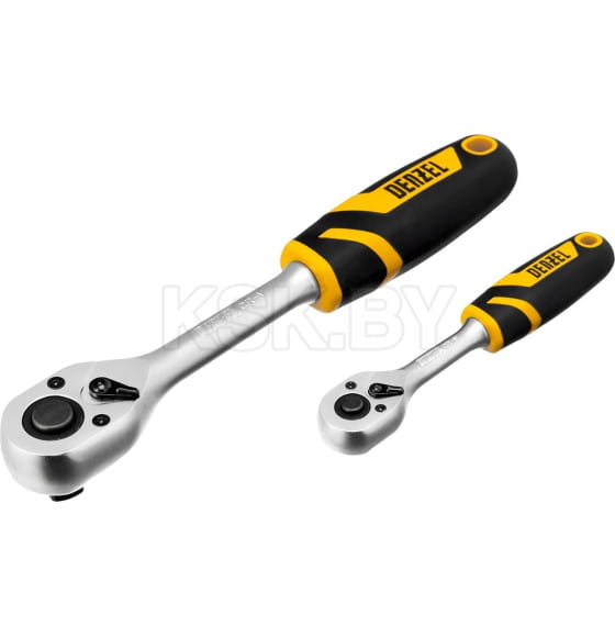 Набор головок и бит 1/2", 1/4" CrV S2 (109 предметов) Denzel 15814 (15814) 