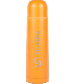 Термос 500 мл узкое горлышко (желтый) Relaxika 101